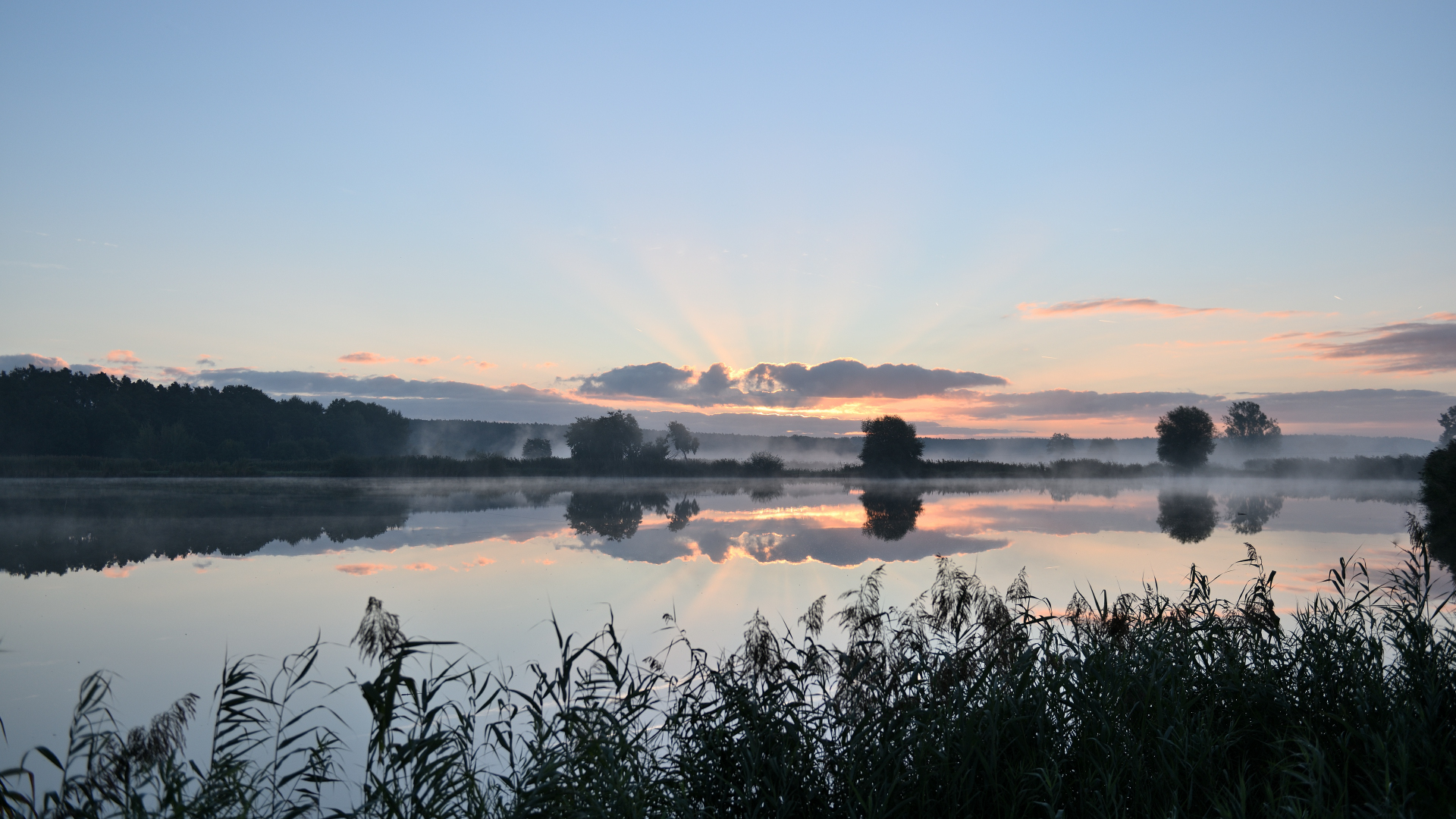 Sonnenaufgang an den Weihern